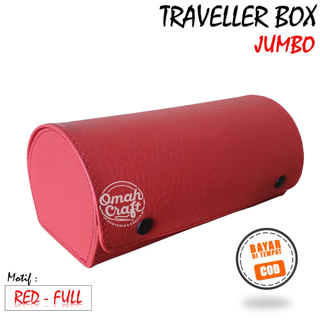 PROMO TERMURAH - Traveller Watch Box Tube isi 3 JUMBO  / Kotak Jam Tangan / Box Jam Tangan