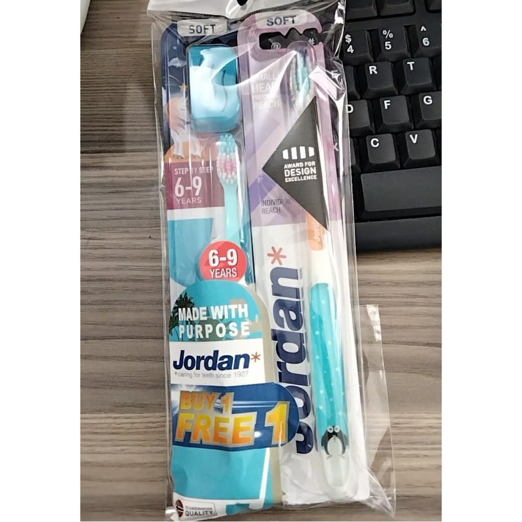 JORDAN step 3 SOFT 6-9 YEARS Kids Baby Toothbrush PROMO