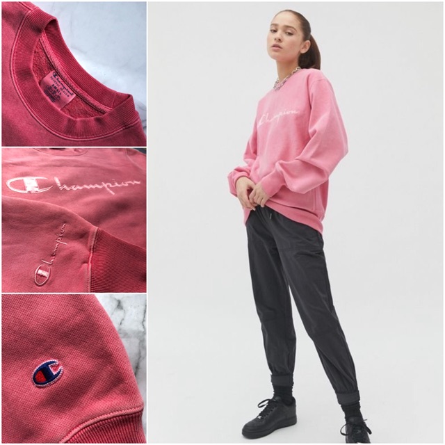 CHAMPION UO EXCLUSIVE REVERSE WEAVE BOYFRIEND CREWNECK