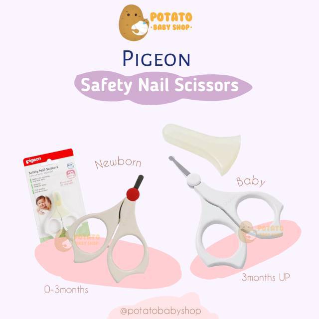 PIGEON Baby Safety Nail Scissors / gunting kuku bayi