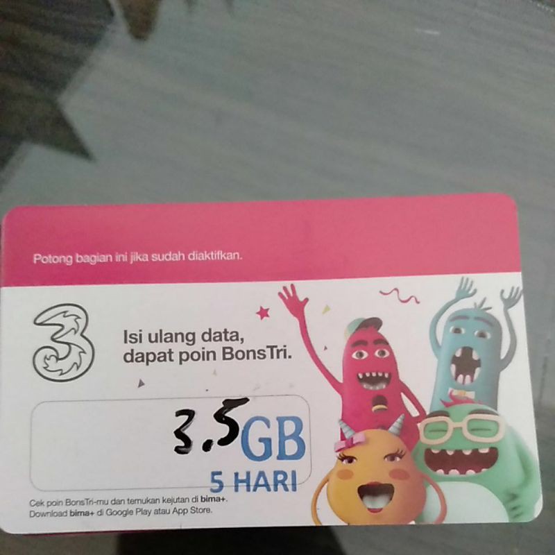 V TRI 3,5GB 5hari