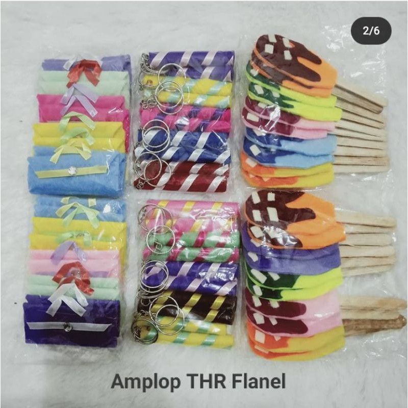 

amplop THR lebaran astor kain flanel