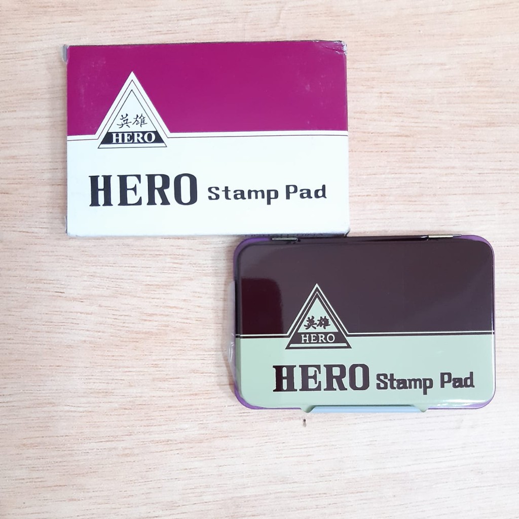 

BAK STEMPEL STAMP PAD HERO BESAR + TINTA BANTALAN STAMP