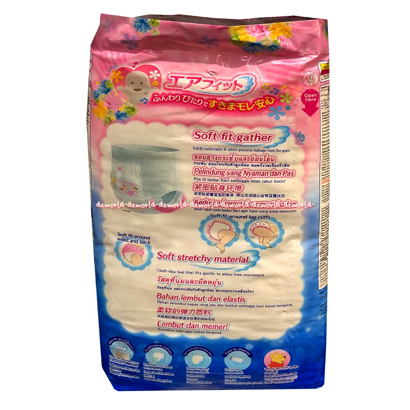 Mamypoko Pants Girls L 44 Diapers Popok Celana Anak Cewek Mamy Poko L44 Girl