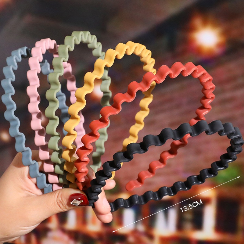 Bando Anti Slip Warna Solid Gaya Korea Untuk Wanita