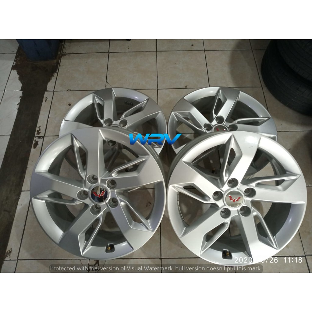 jual velg mobil bekas wuling ring 17x7 pcd 5x114 seken murah bekas