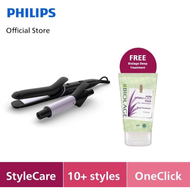 NEW LAUNCHING  Philips Multistyler Catokan Pengeriting Rambut 2in1