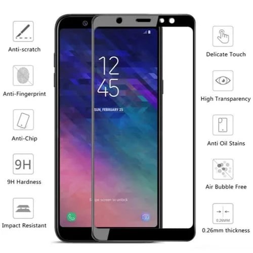 Full Cover Tempered Glass Warna For Samsung Galaxy J4 Pro/ ANTI GORES SAMSUNG GALAXY J4 Pro