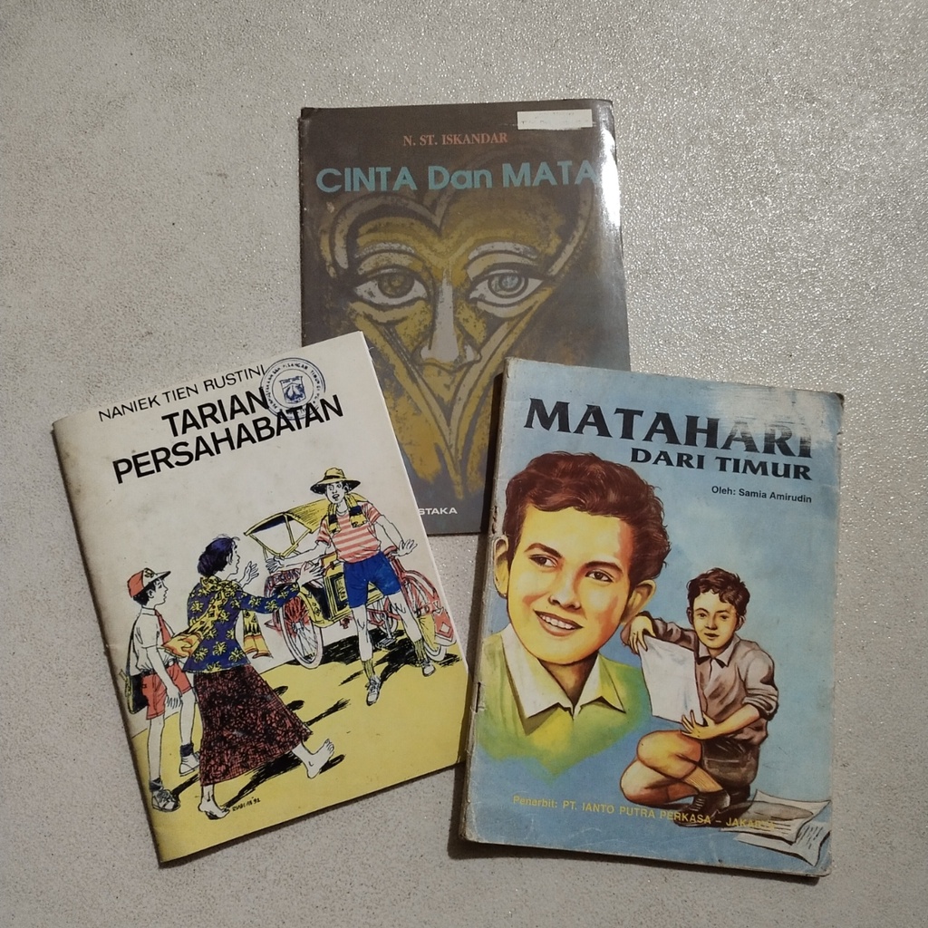 Original bekas Paket 3 Buku Cerita Anak CINTA dan MATA - TARIAN PERSAHABATAN & MATAHARI DARI TIMUR