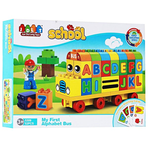 BLOCK JDLT BUILDING SCHOOL BUS 53 PCS SERI 5309 BBB-0337