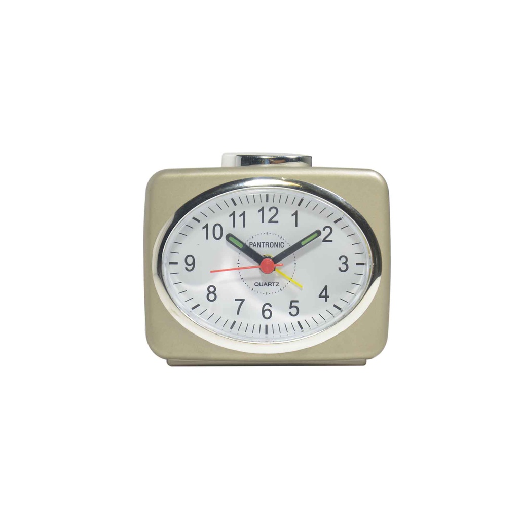 Jam Weker Kring Jam Beker Kring Alarm Clock Minimalis Design Warna Khaki 10cm B805 Free Baterai