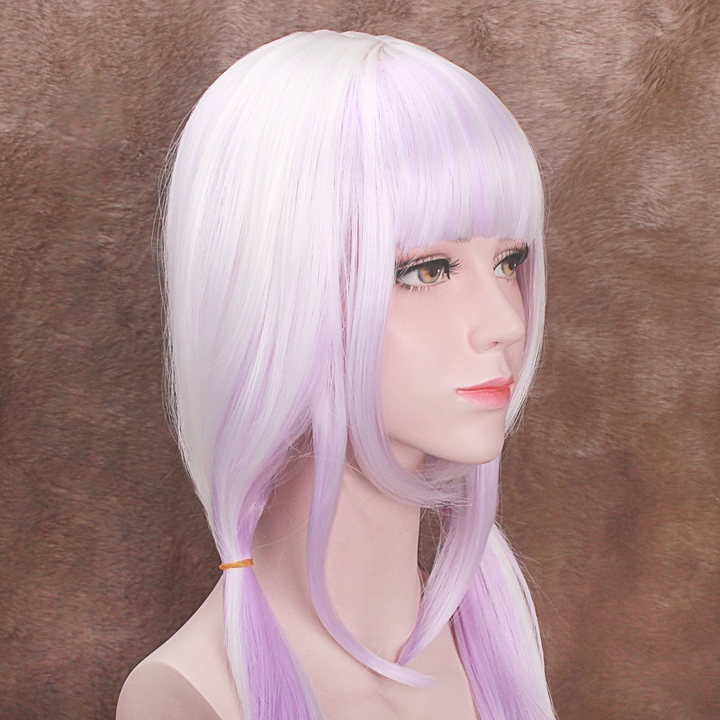 LOL-128 wig rambut palsu daily lolita cosplay miss kobayashi kanna kamui pastel purple ungu