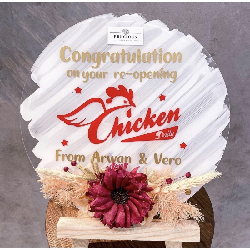 STANDING ACRYLIC | PAPAN UCAPAN ACRYLIC