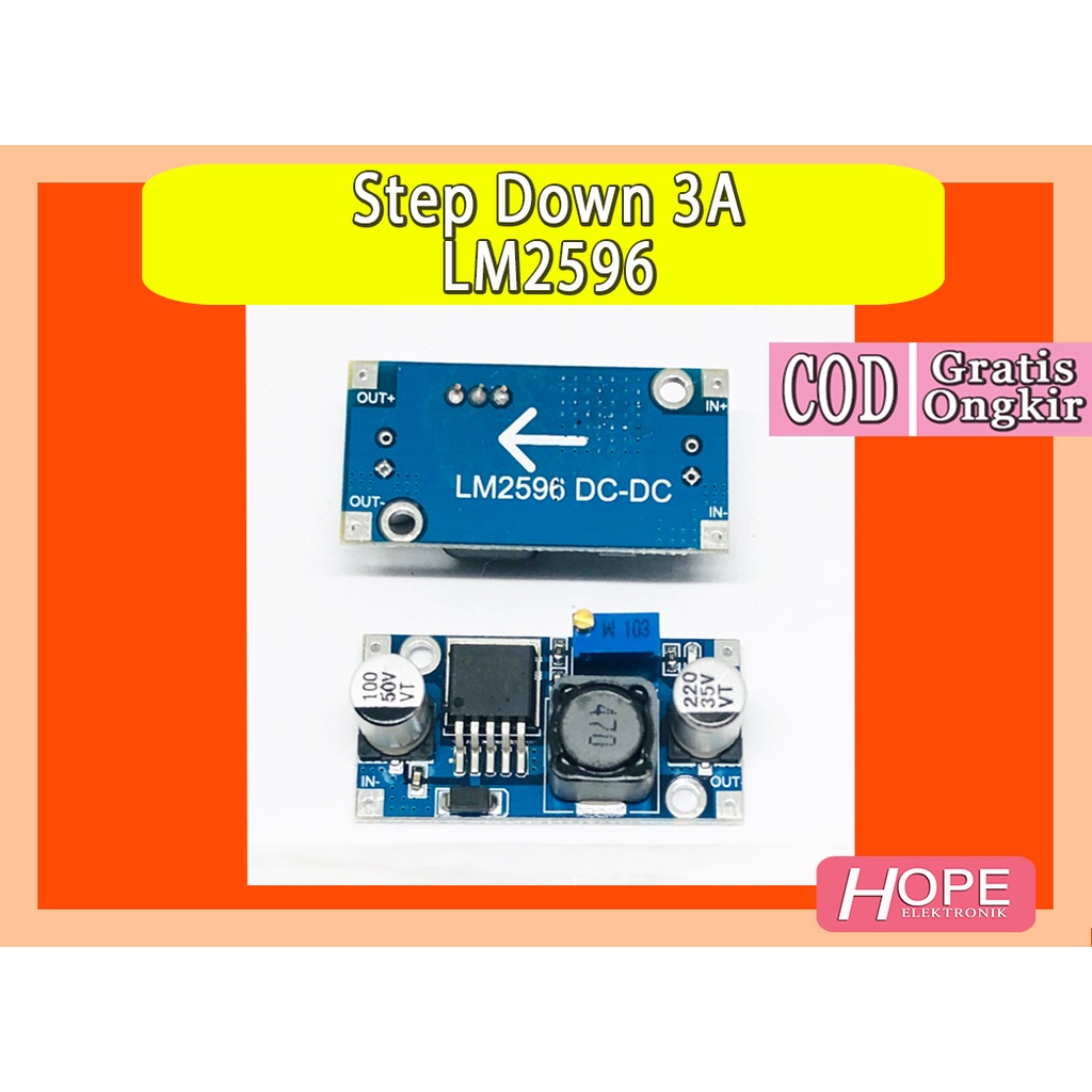 LM2596S LM2596 DC MODULE STEP DOWN 3A POWER LM2596