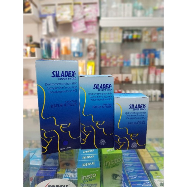 SILADEX COUGH AND COLD SIRUP UKURAN 30 ML, 60 ML, 100 ML (MEREDAKAN BATUK TIDAK BERDAHAK, HIDUNG TER