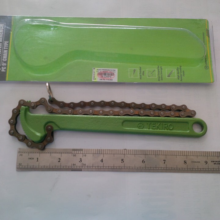 TEKIRO Kunci Filter Oli 9 in Rantai Chain Oil Filter Wrench Tekiro 9 inch AU-OF 0962