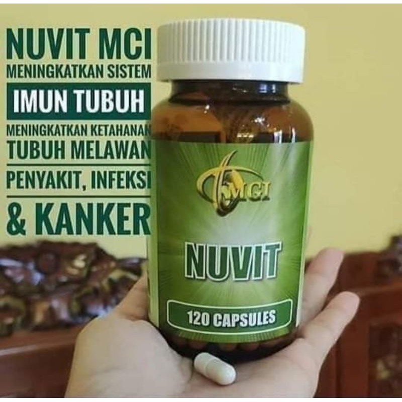 NUVIT Suplemen / Vitamin asli MGI / MCI Meningkatkan Imun Tubuh