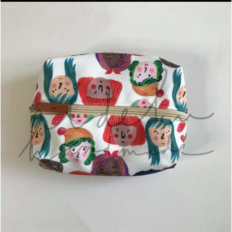 Obet Store - IDEKUHANDMADE Travel Tissue Pouch Faces Anabul Big Bag Jungle Shopping
