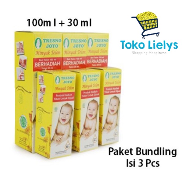 3 PCS TRESNO JOYO MINYAK TELON 100 ML