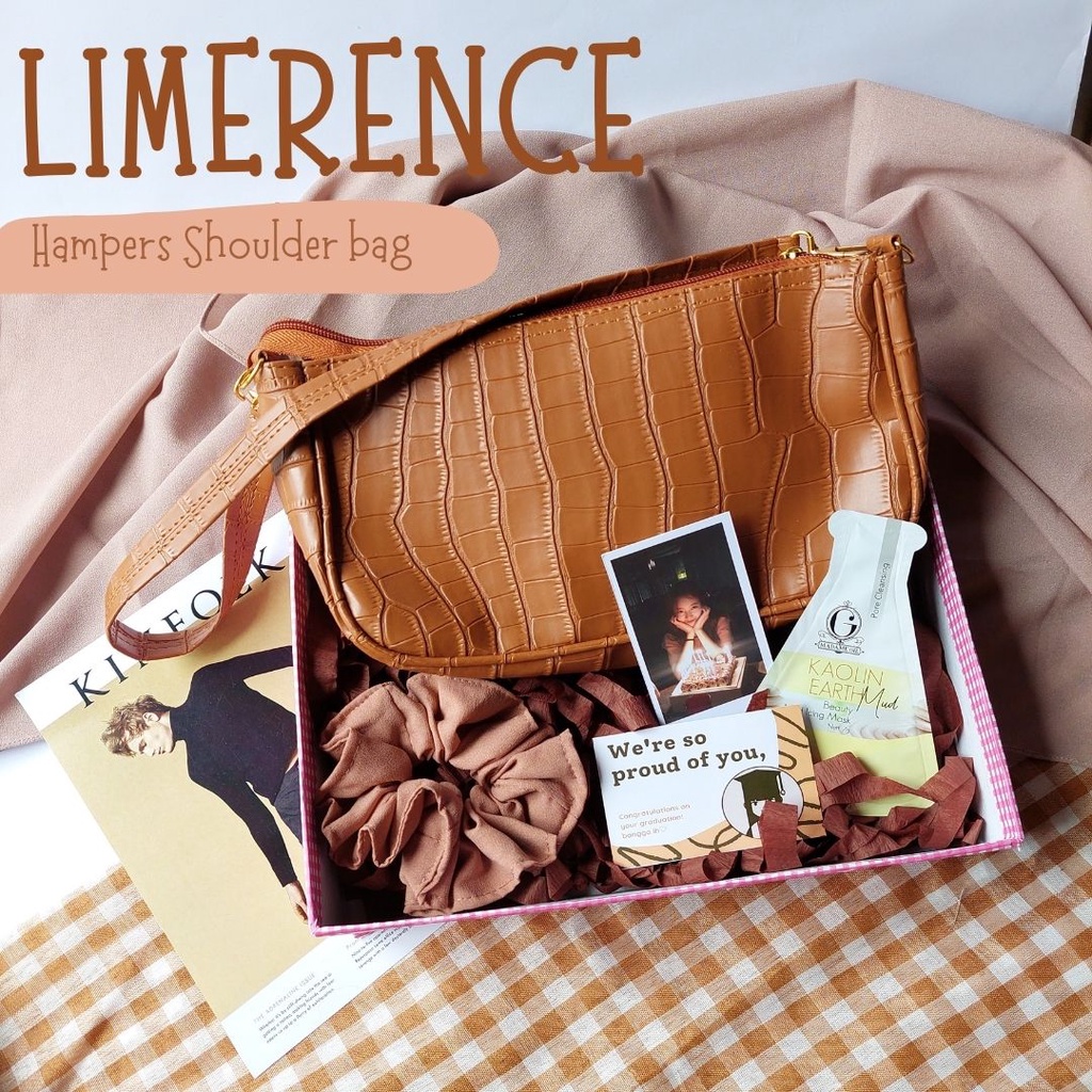 

MOCCHIATO Kado Cewek Hampers Tas Bahu Limerence | Giftbox Wisuda/Ulangtahun/Wedding