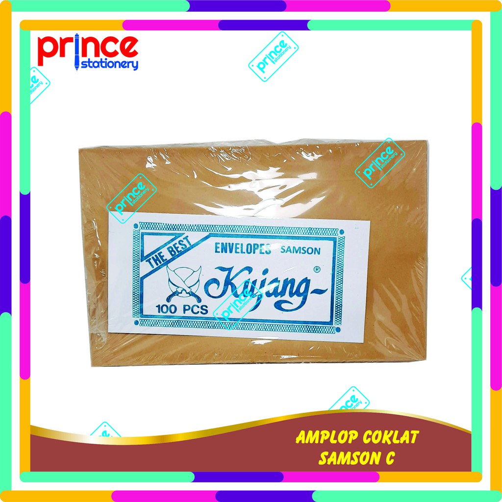 

[10 PCS] AMPLOP COKLAT SAMSON QUARTO C