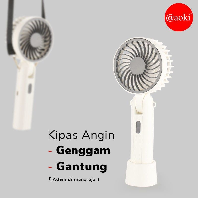 Kipas Angin Mini Portable Aoki USB Charge