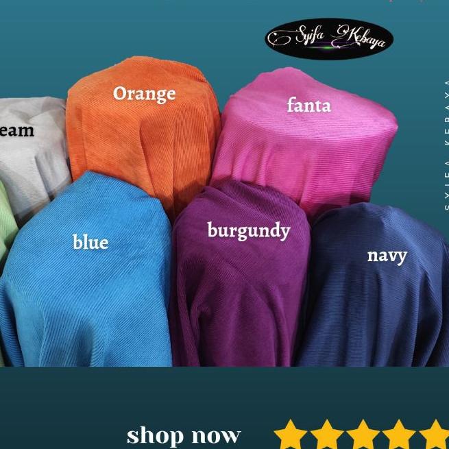 ✻ Kain corduroy tebal. kain corduroy. bahan corduroy. kain oray. kain cordoray. kain kodoray ♕