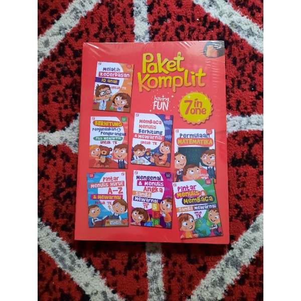 

Paket komplit 7 in one buku untuk anak PAUD dan TK