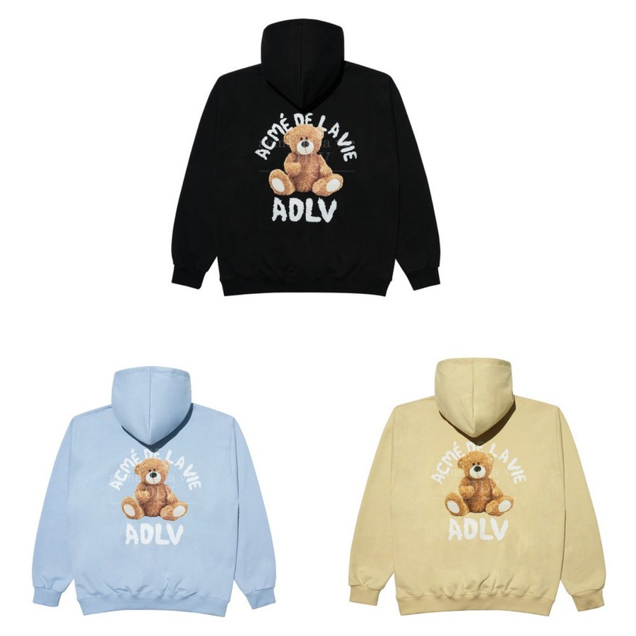 ADLV Teddy Bear Hoodie Sky Blue 100% Authentic