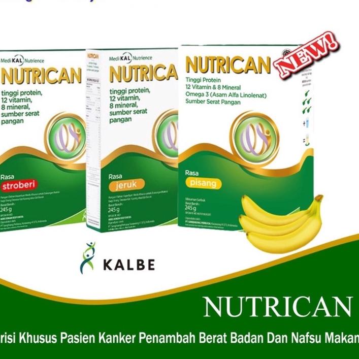 

Kekinian NUTRICAN - SUSU TINGGI PROTEIN NUTRISI KHUSUS PASIEN KANKER - RASA JERUK & STROBERI dan PISANG