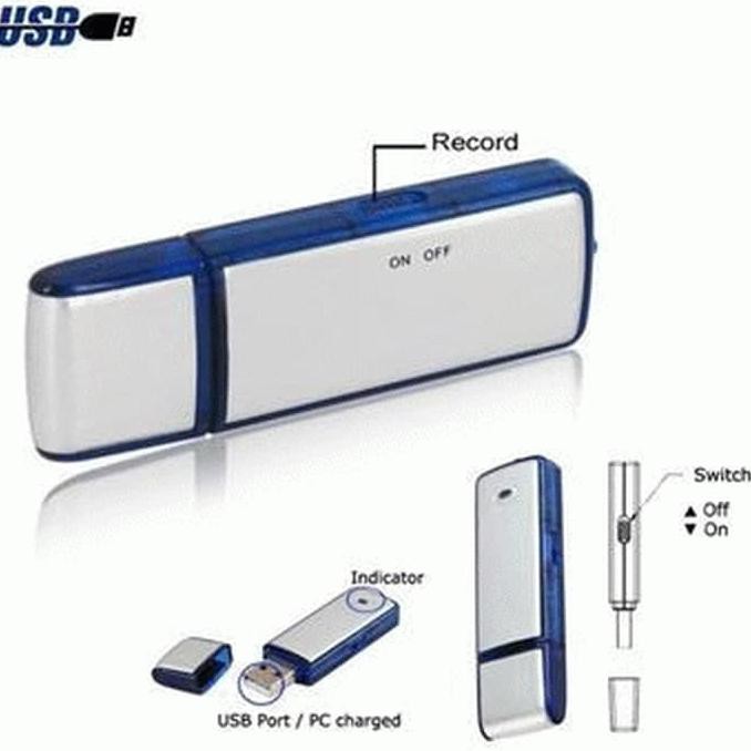 Spesial Promo Alat Sadap Suara Voice Recorder Flashdisk / Alat Sadap Rekam Suara