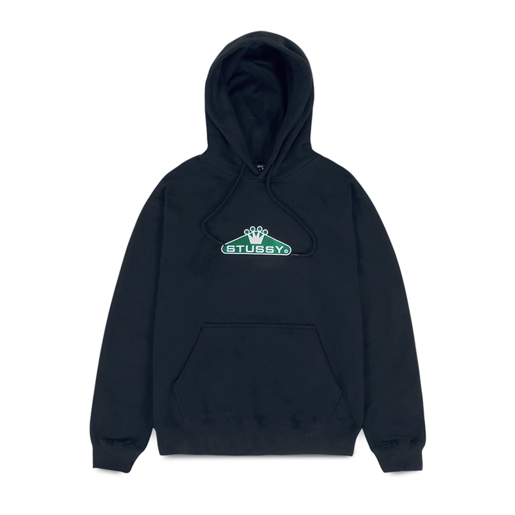 Stussy Crown Embroidered Logo Hoodie Navy