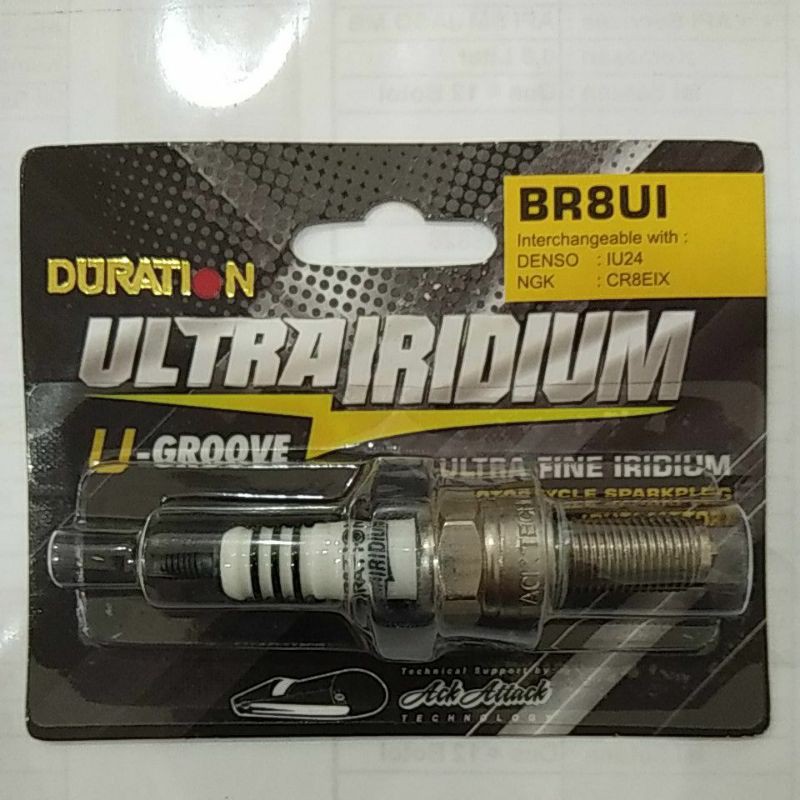 Busi Motor Duration Ultra Iridium BR8UI