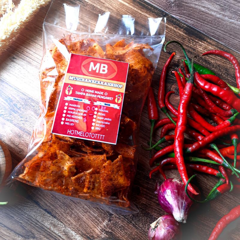 

kripset 250gr keripik singkong super pedas