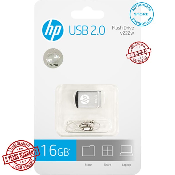 USB FLASHDISK HP ORIGINAL v222w- 16GB