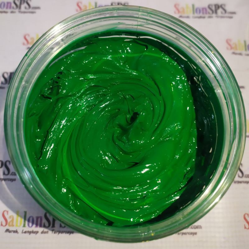 TINTA SABLON PLASTISOL RUBIX LEAF GREEN HIJAU DAUN 500GR