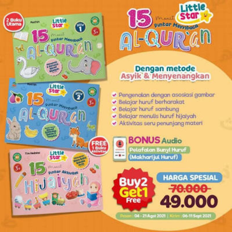 LITTLE STAR PINTAR MEMBACA AL QURAN ZIYAD