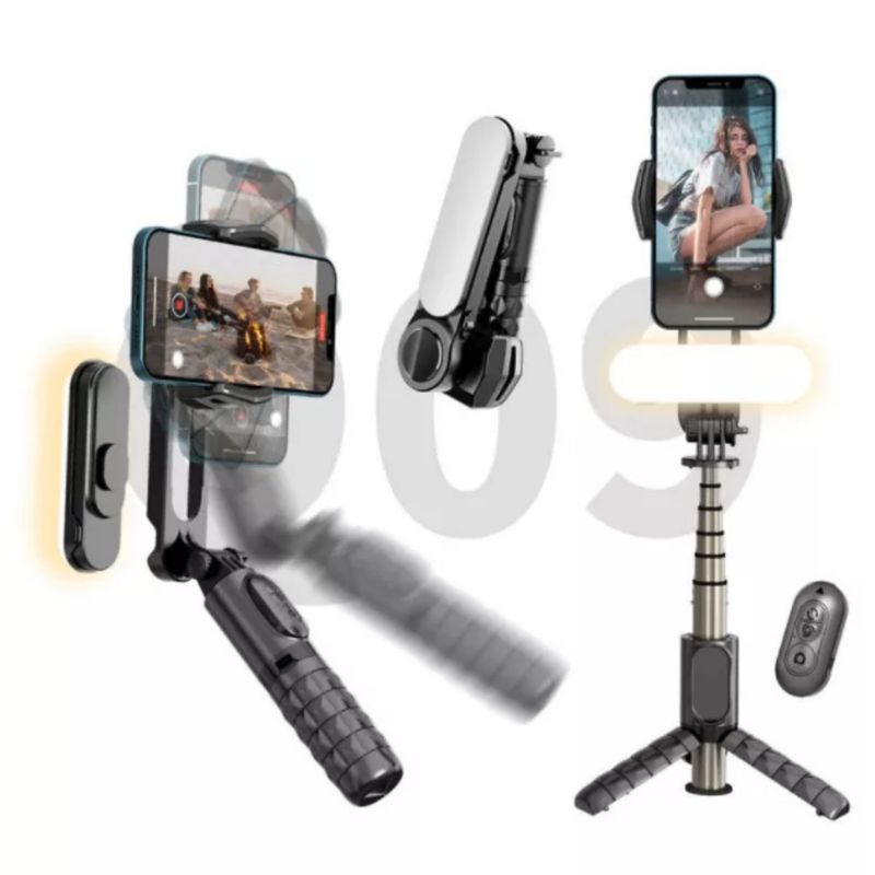 Gimbal Stabilizer HP Selvi Video Tripod With Handle - Gimbal Q09
