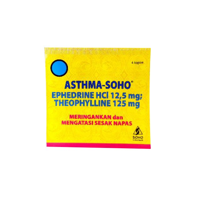 ASTHMA SOHO STRIP 4 TABLET