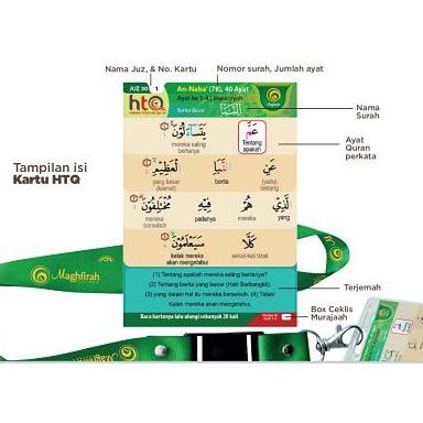 HTQ - Hafalan Terjemah Quran Al Quran Kartu Per Juz - 28,29,30 dan Bundling 3 Juz Bonus Tasbih+Ebook