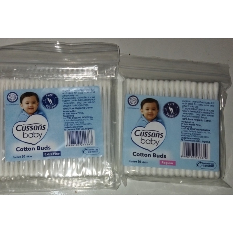 Jual Cusson Baby Cotton Buds 50stick | Shopee Indonesia