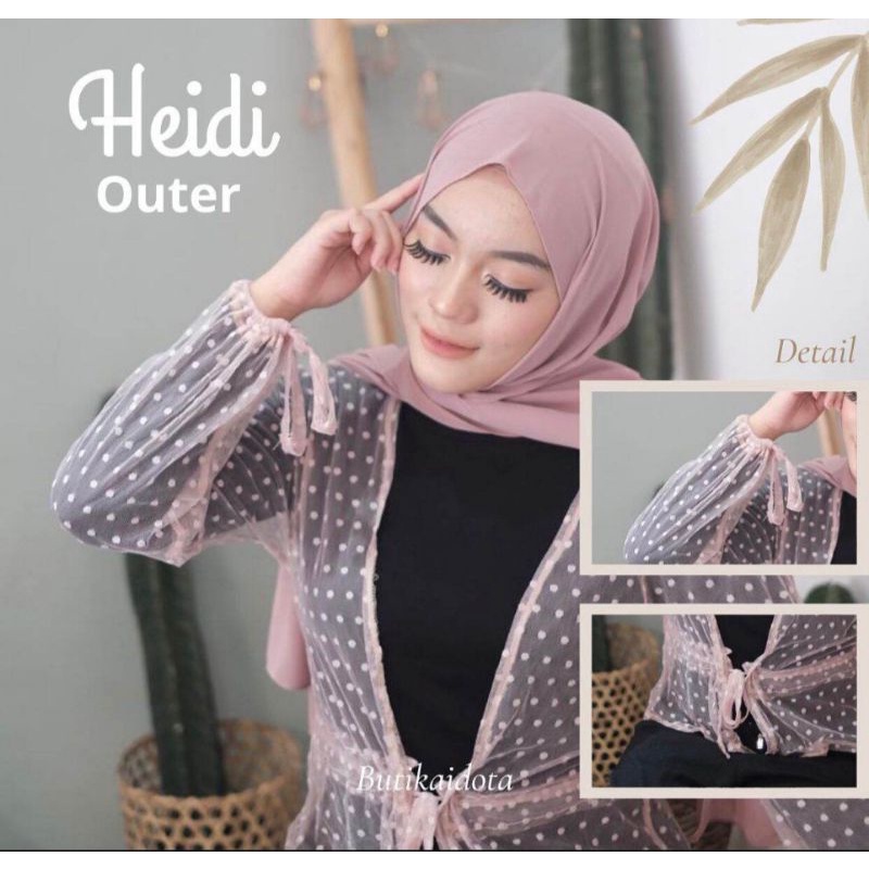 HEIDI OUTER / OUTER MURAH / OUTER TILE DOT / ROMPI