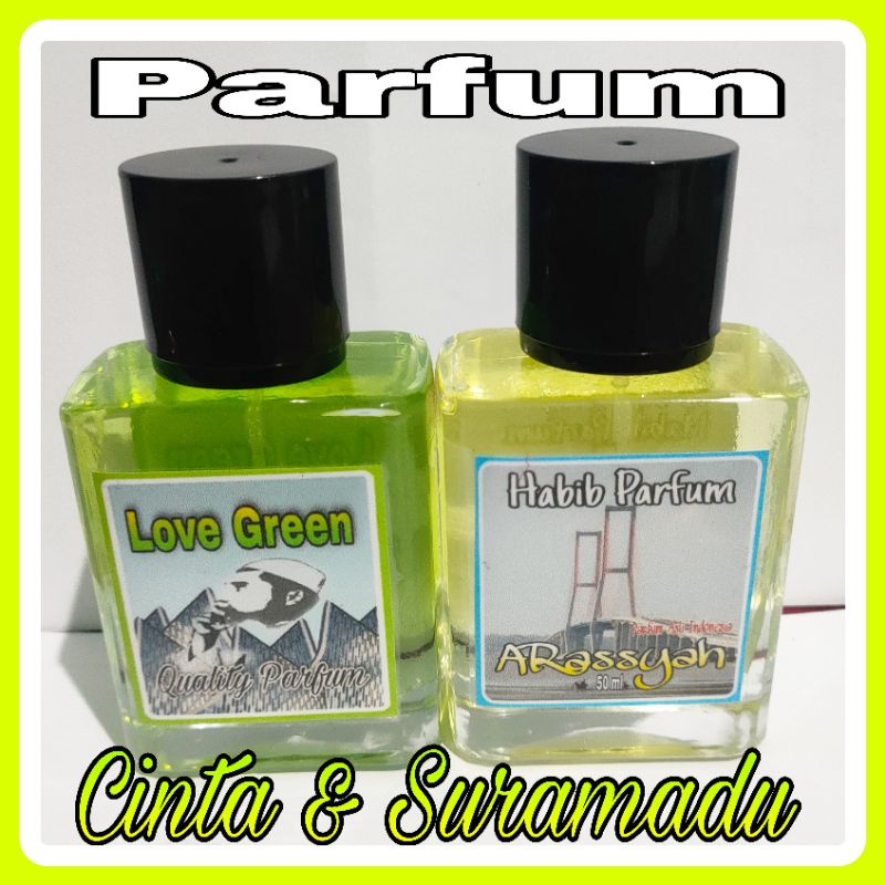 Jual Parfum CINTA dan SURAMADU 50 mili Racikan Habib Parfum Shopee