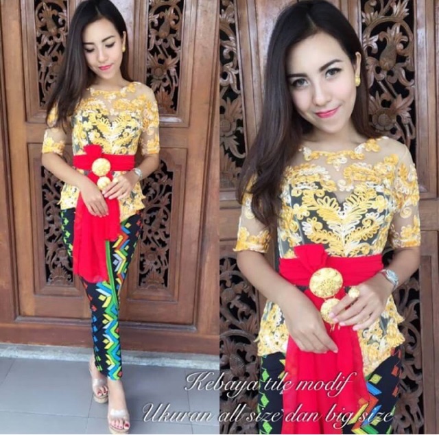 Sale !! Set kebaya jadi modif stik