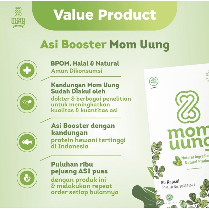 MOM UUNG Asi Booster Pelancar Asi