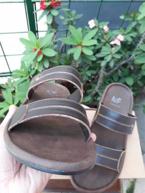 Sendal pria kulit asli Garut terbaru 2018 CASUAL sandal murah