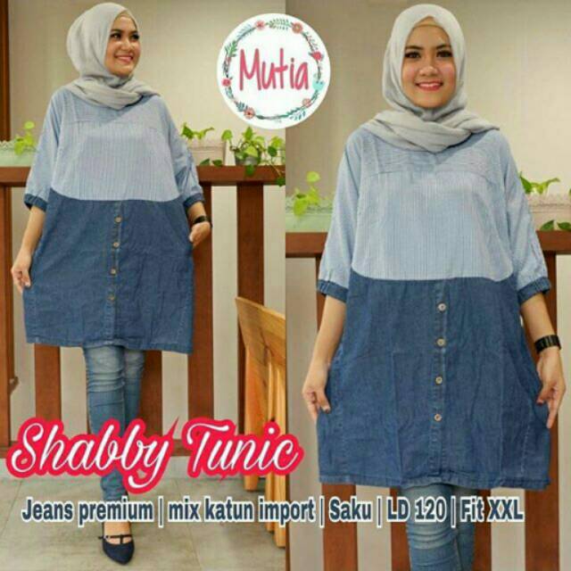 Jual Murah Atasan Wanita Shabby Tunic