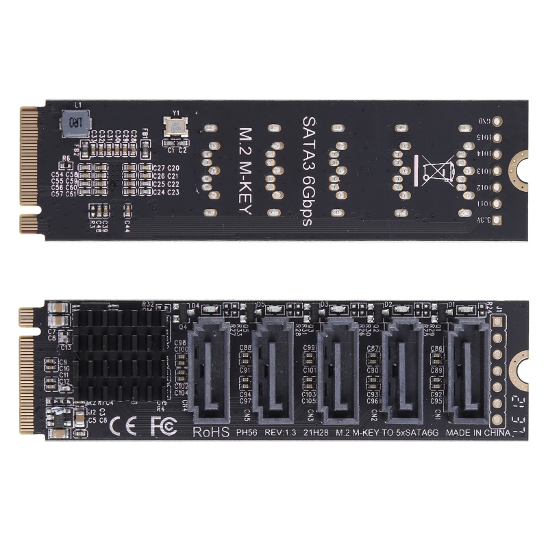 Btsg for M.2 (PCIe 3.0) to 3.0 6G SSD Adapter Dengan 5port Support 3.0 Devi