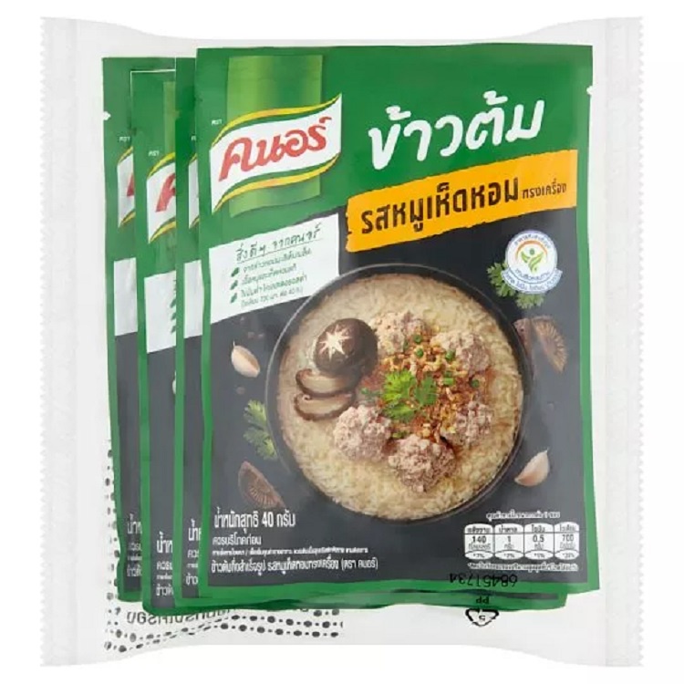 

Knorr Instant Porridge with Pork & Shiitake 40 Gram