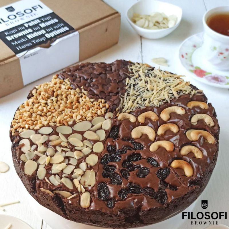 

brownies fudgie filosofi